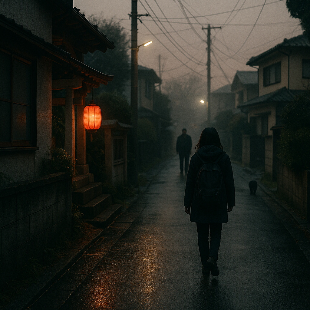 帰り道の影のイメージ