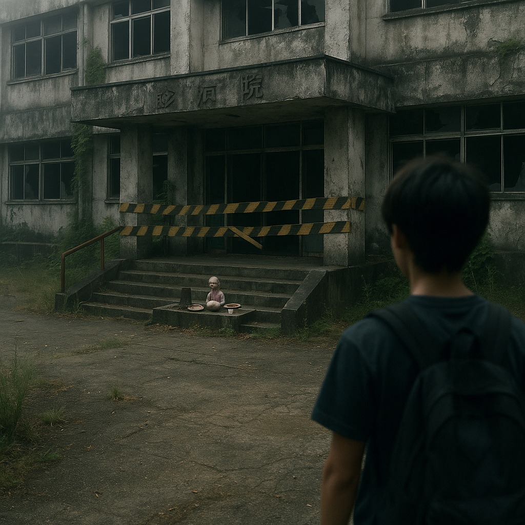 立ち入り禁止の廃病院のイメージ