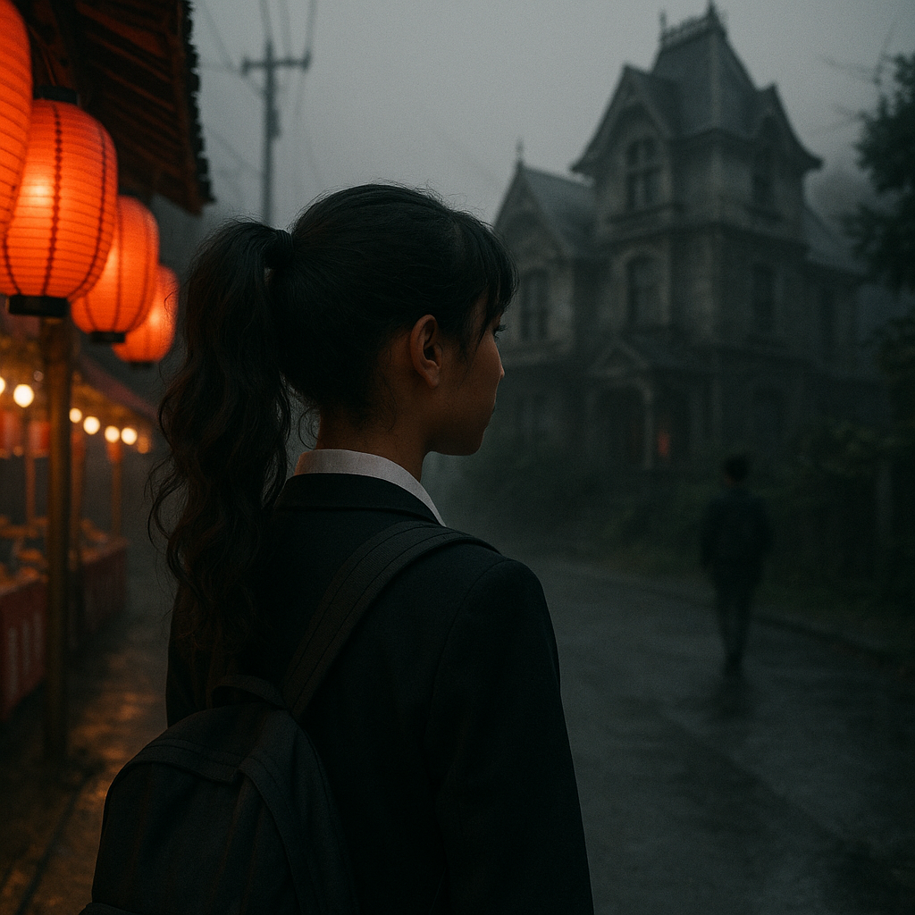 ポニーテールにしたミックスの女の子のイメージ