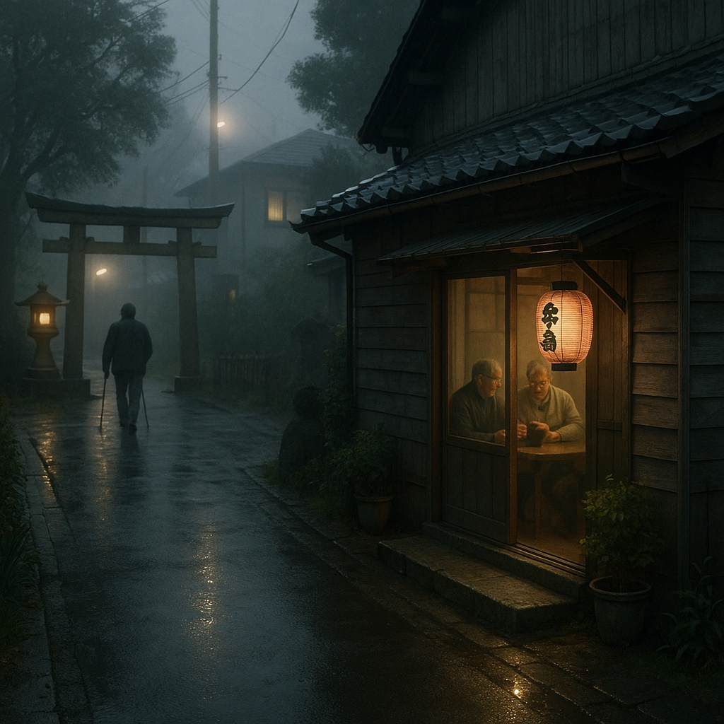 高齢の恋②（ゲートボール仲間と宴会）のイメージ