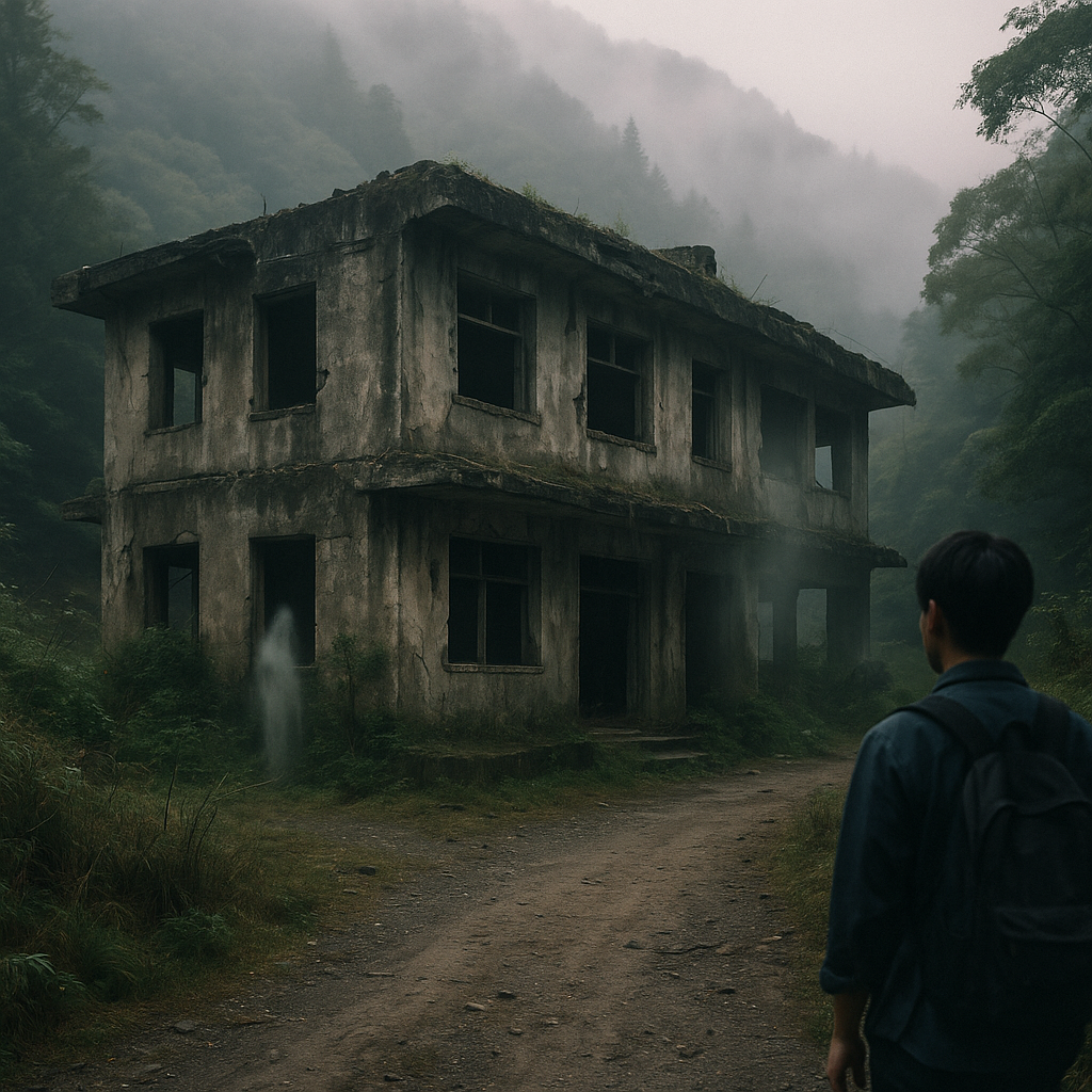 山の廃墟の話のイメージ