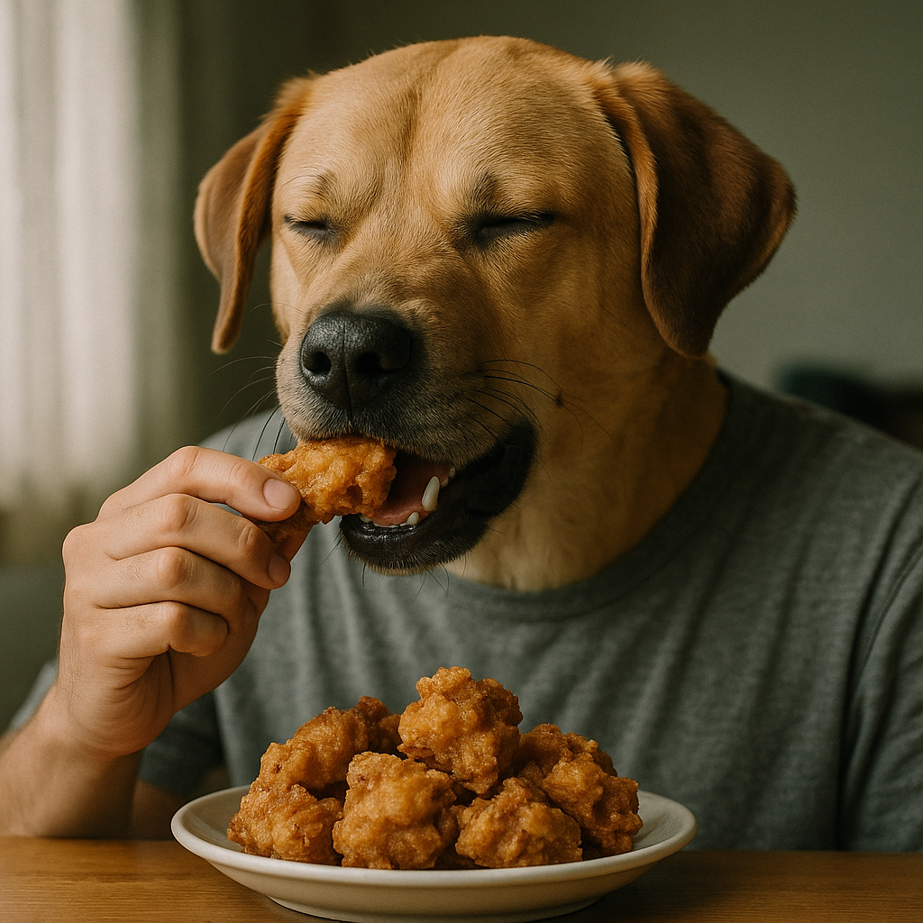 犬男③（何も知らず唐揚げをうまそうに喰うバカな男）のイメージ
