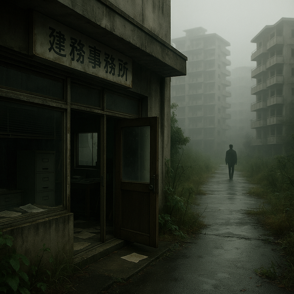 バブルの闇に消えた人々のイメージ