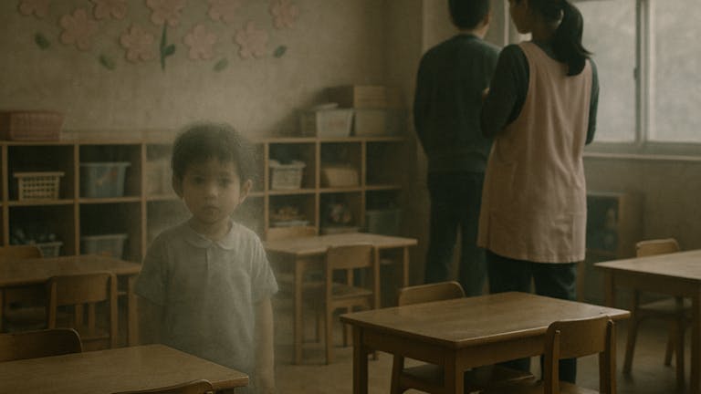 美南子の受け持つさくら組の教室で