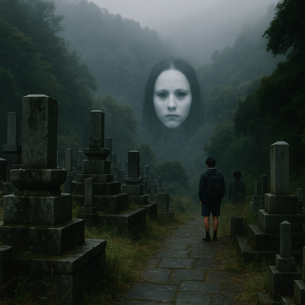 白い顔のイメージ