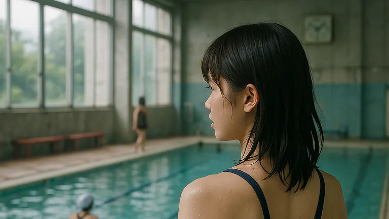 北海道で再会④(プールで再会した高2の茉莉奈)