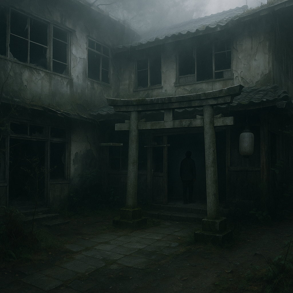 廃墟で起こった恐怖のイメージ