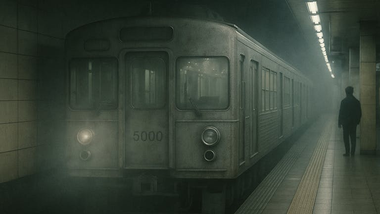 ○ 電車がきます