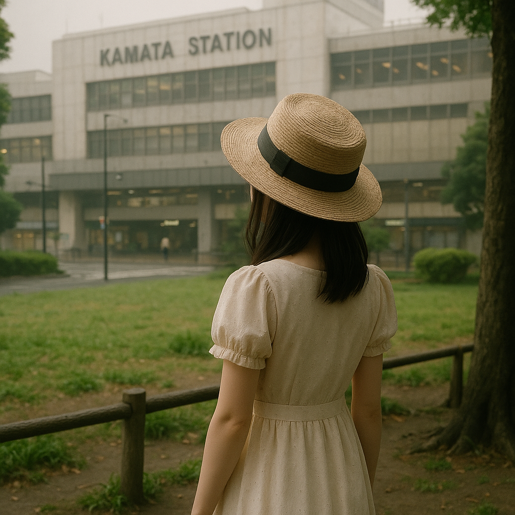 夏期講習会⑥（麦藁帽子と可愛らしい服の亜佑美が来たのイメージ