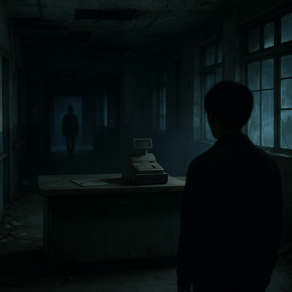 深夜のレジのイメージ