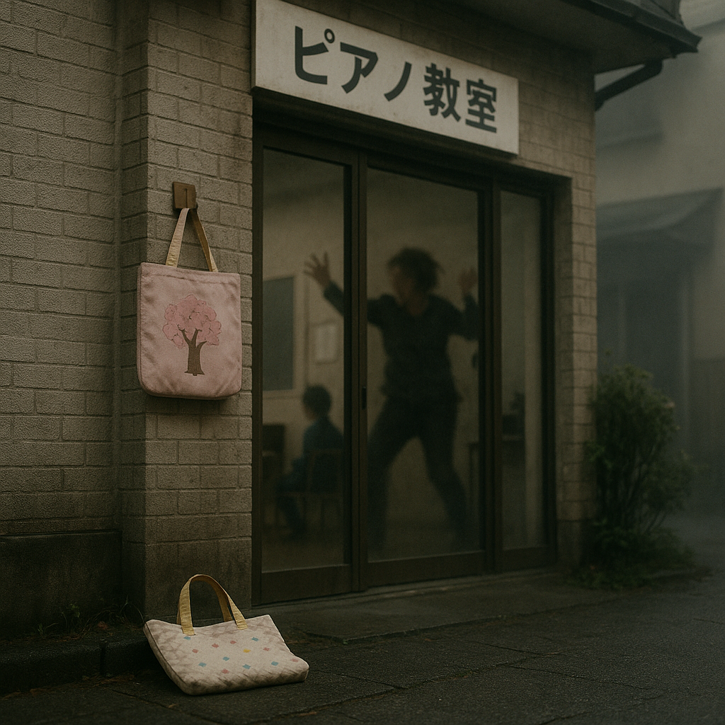 ピアノ教室②（校舎で暴れるモンスターペアレント）のイメージ