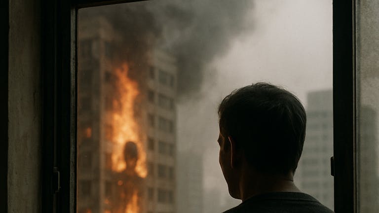 窓の外の男の話