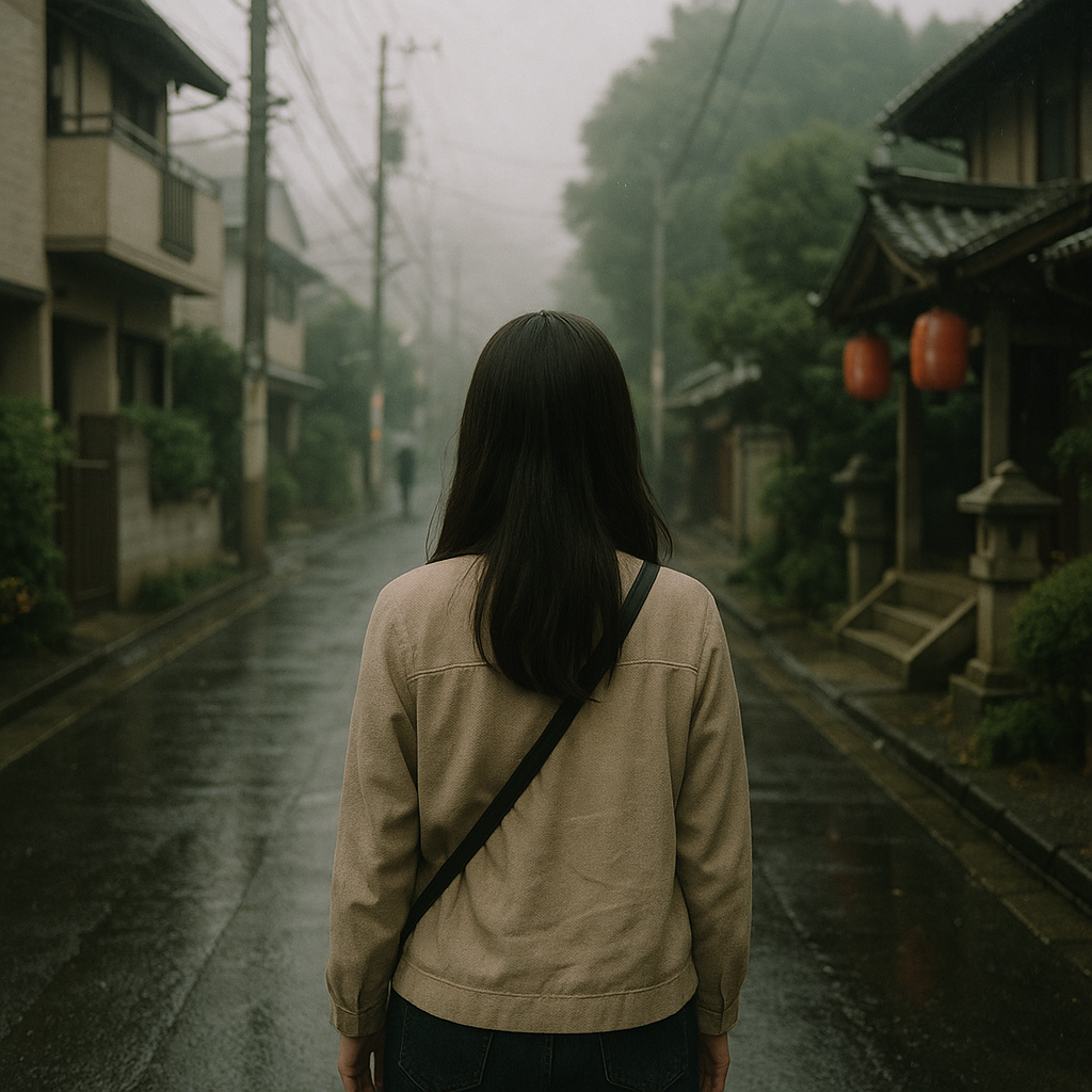 国内留学で西日本から来た女の子（後）のイメージ