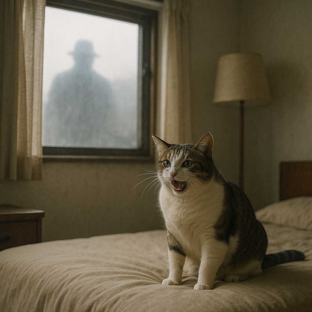 私を守っている猫のイメージ