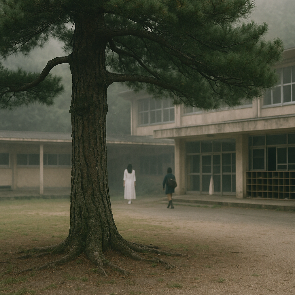 松の木の下のイメージ