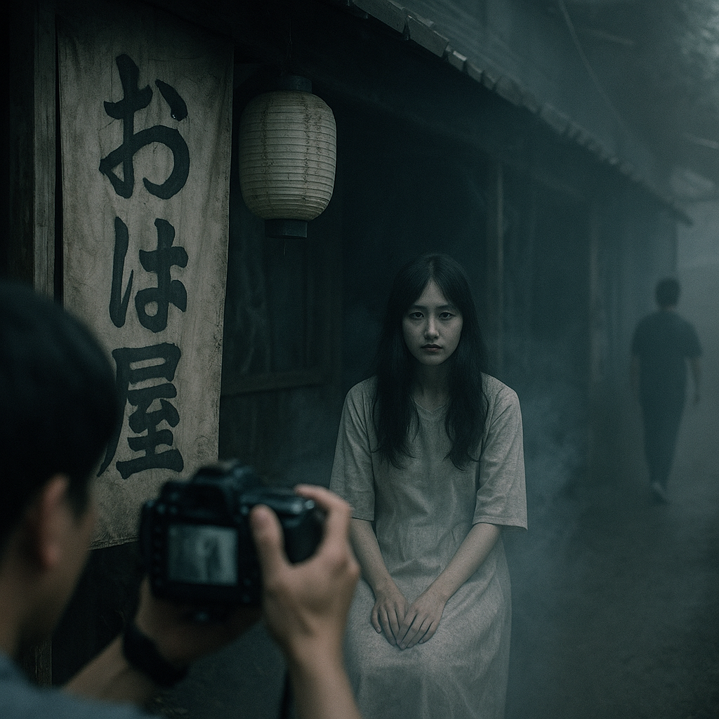 文化祭のおばけ屋敷で映ったのイメージ