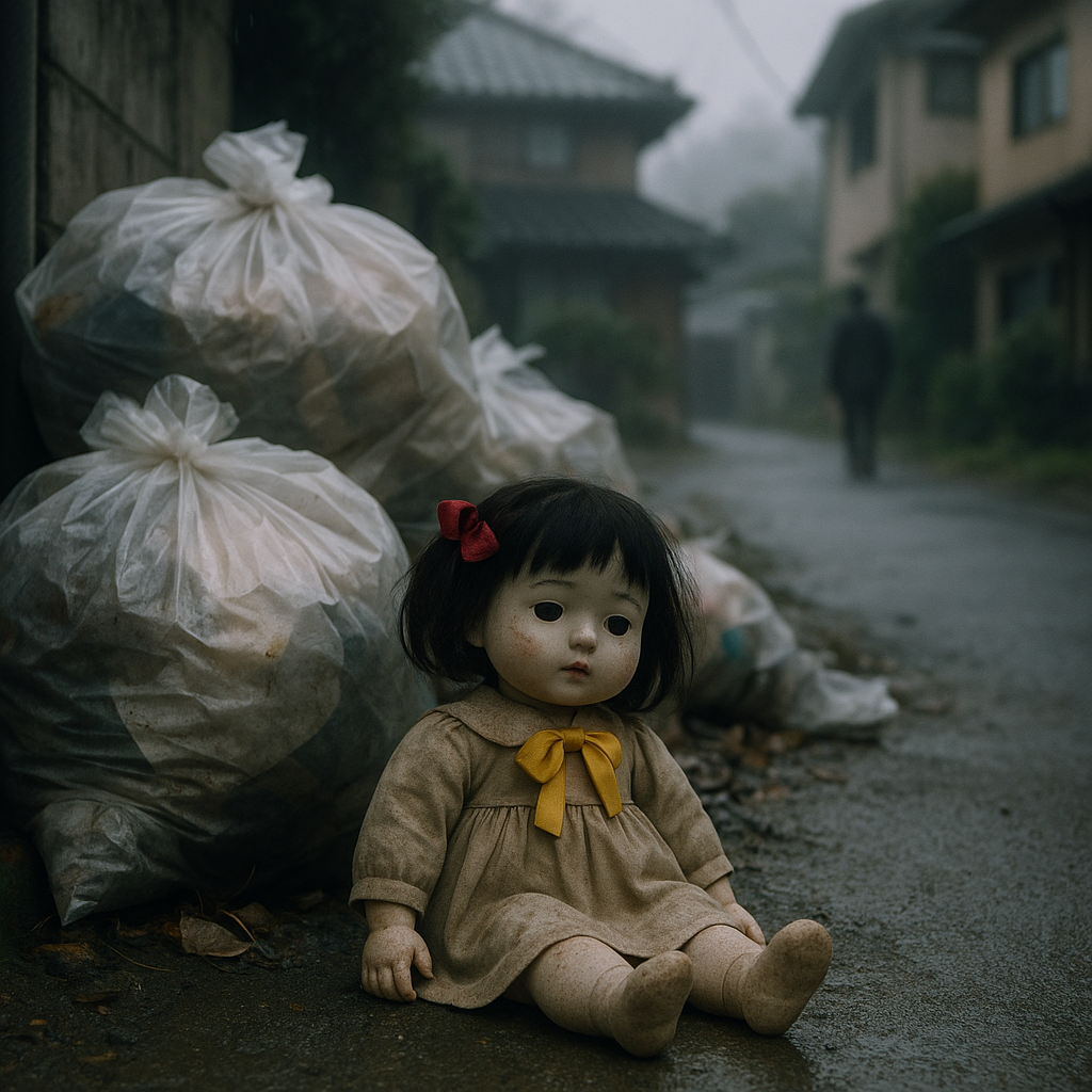 捨てられた人形のイメージ