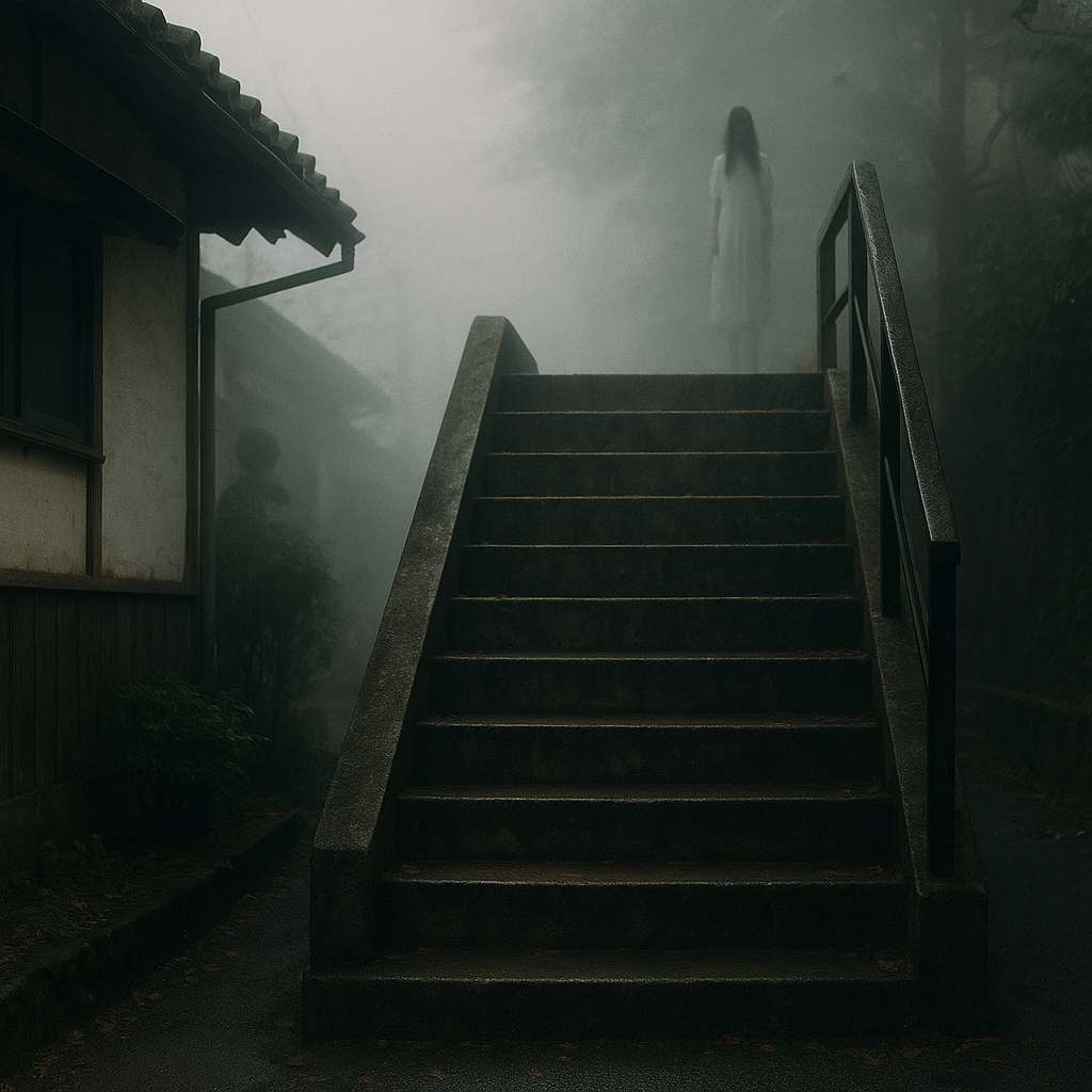 階段の女のイメージ