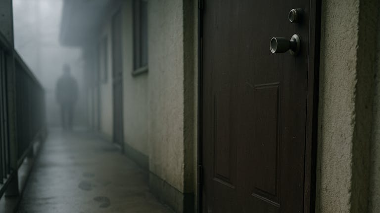 内側へ向く足跡