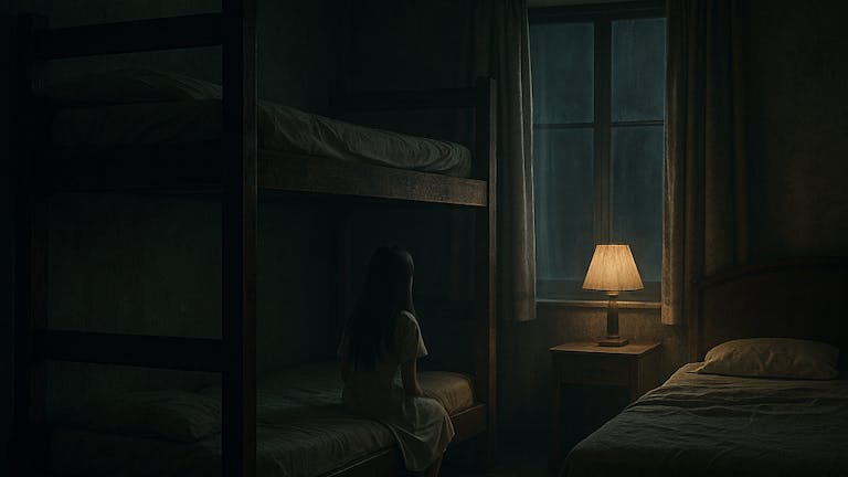 二段ベッドの部屋