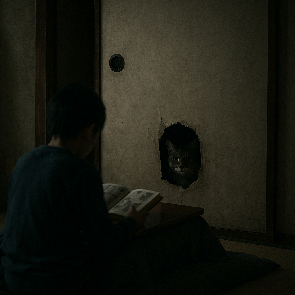 真夜中の視線のイメージ