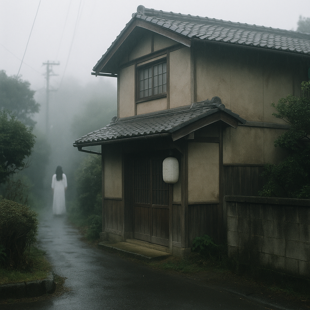 僕の実家と白い女のイメージ