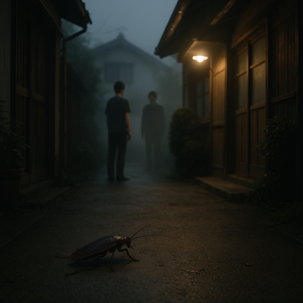 ドッペルゲンガー＋虫のイメージ