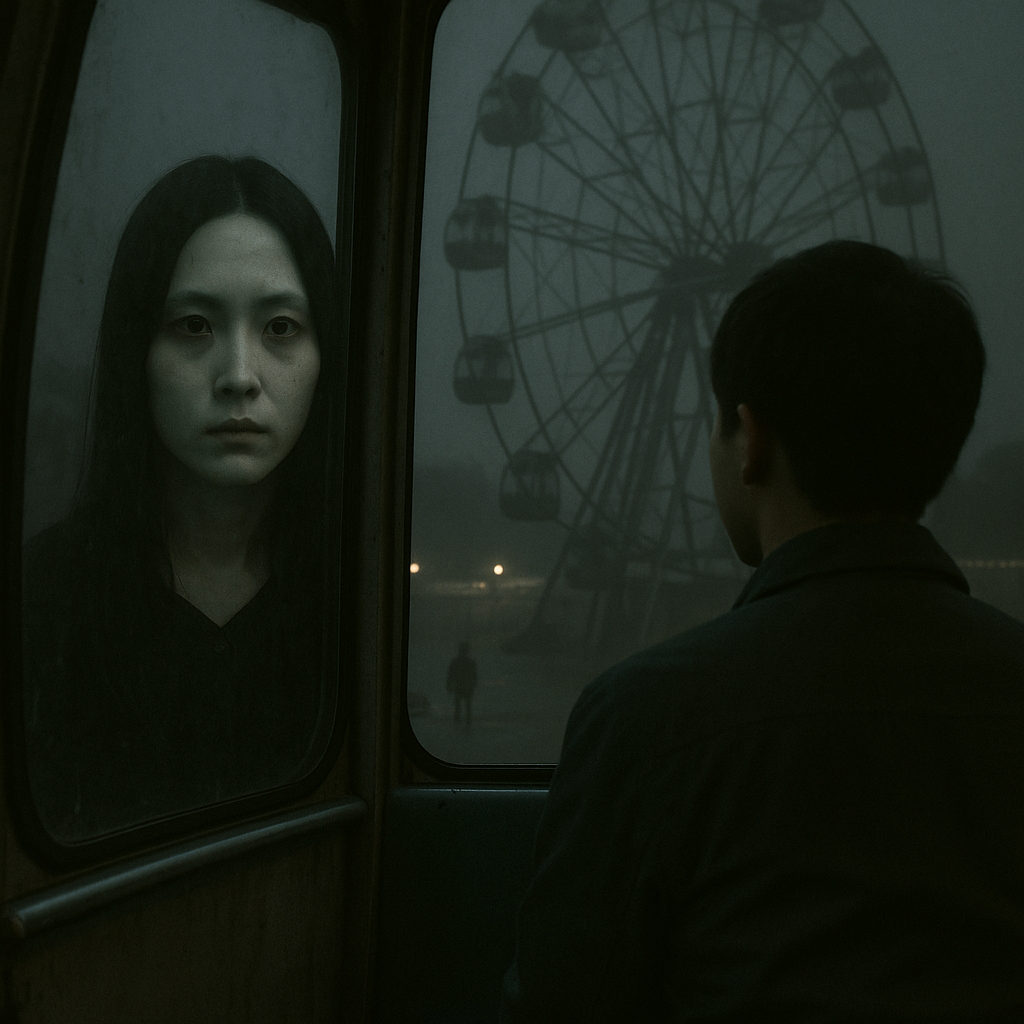 夜の観覧車で彼女と2人きりのはずだった・・のイメージ