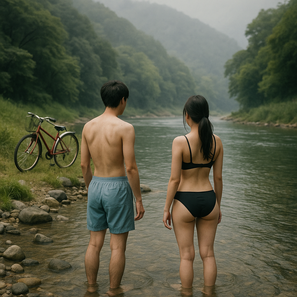 俺は博正。桜子との夏休みでのイメージ