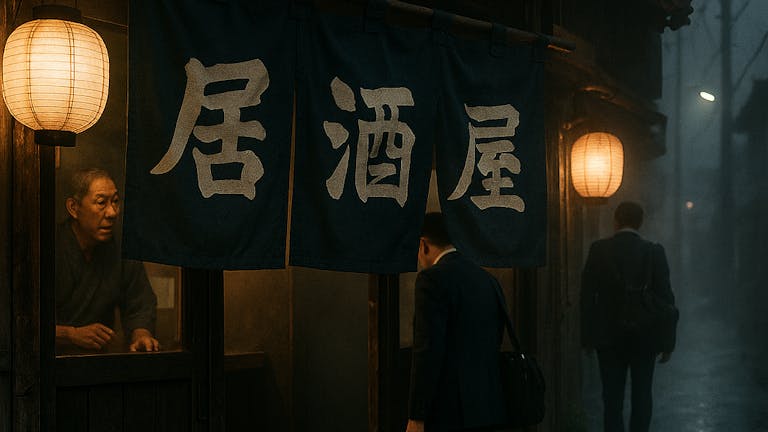 暖簾(のれん)の先に