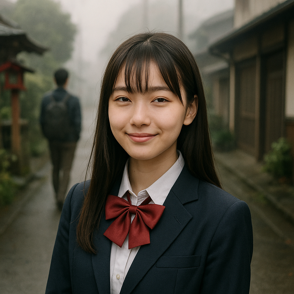 成長した少女のイメージ