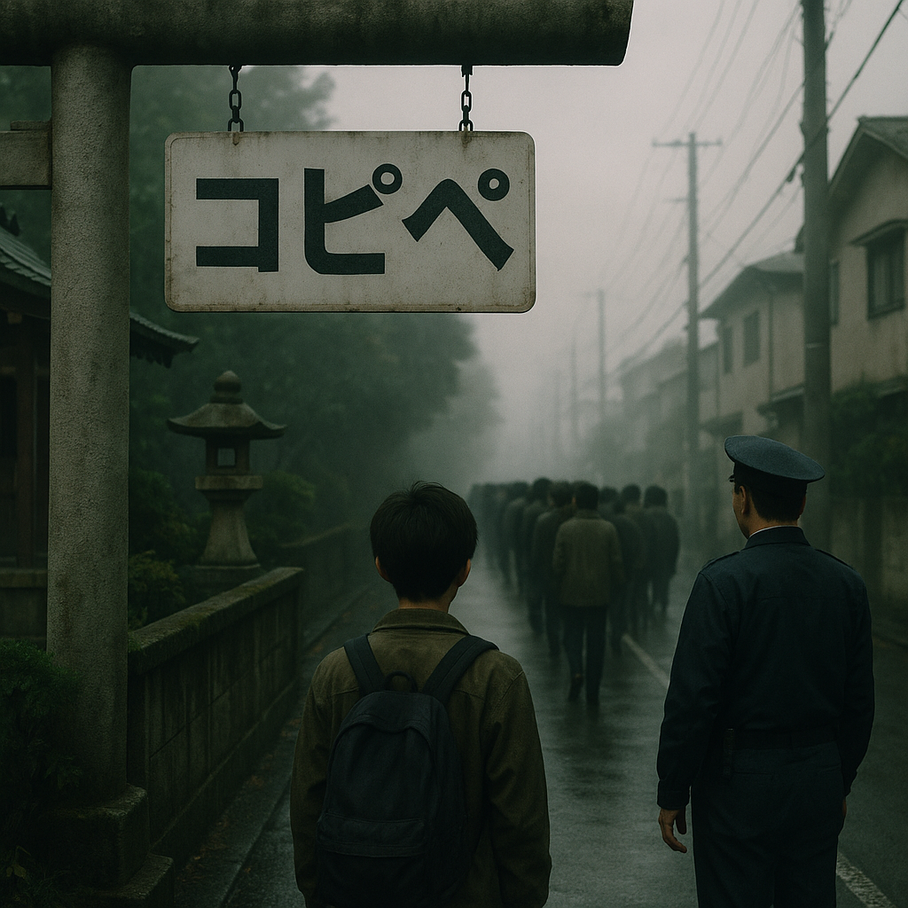 コピペ 長い行列のイメージ