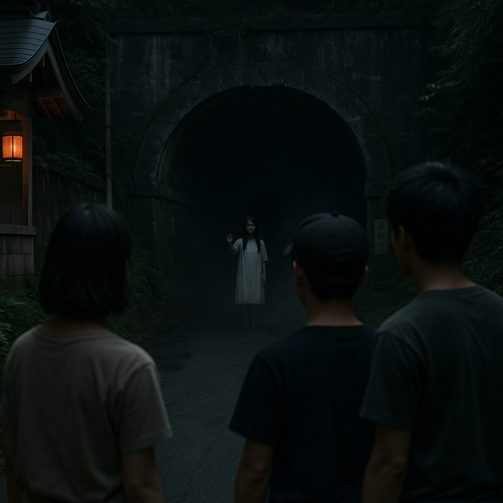 招く少女のイメージ