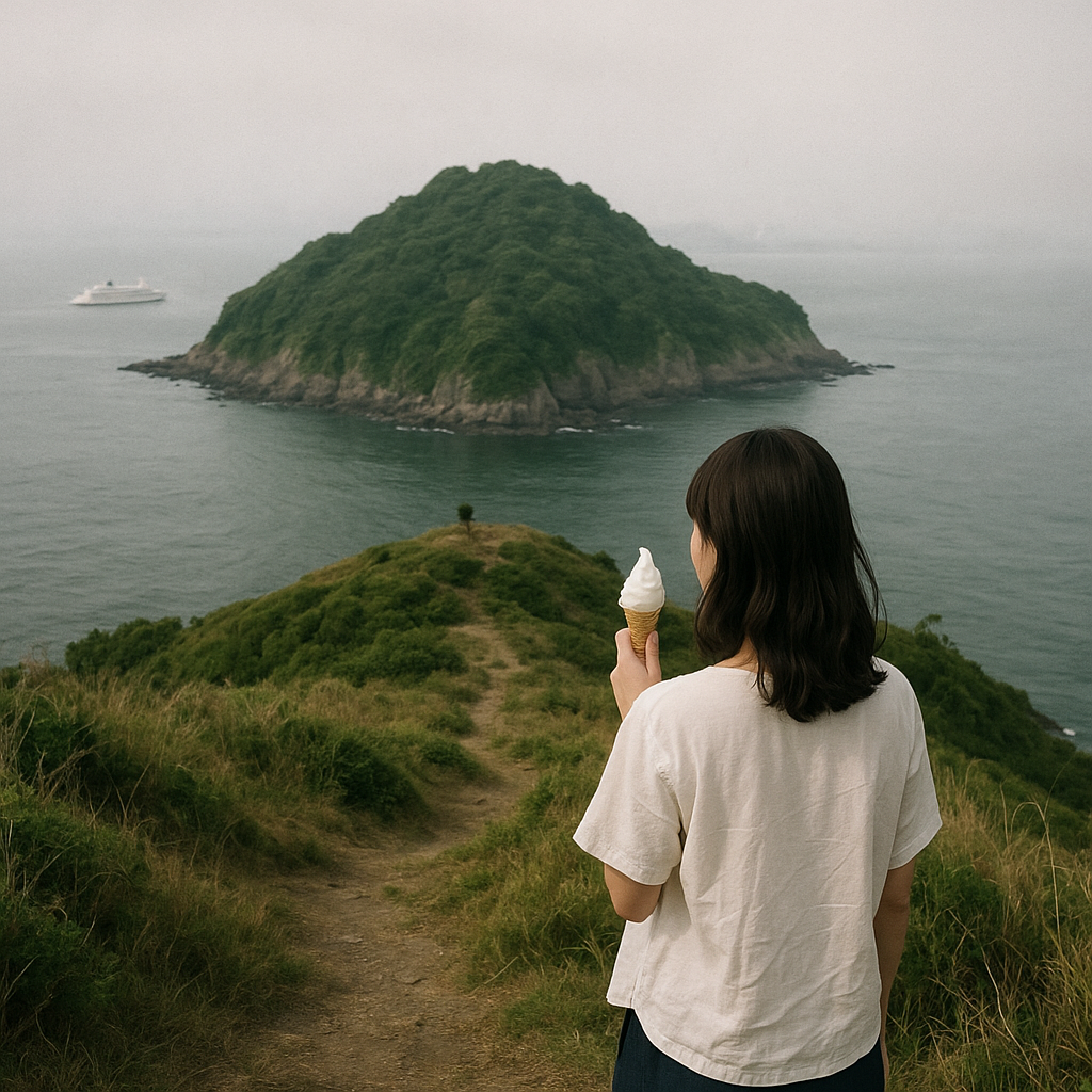 無人島の丘のイメージ
