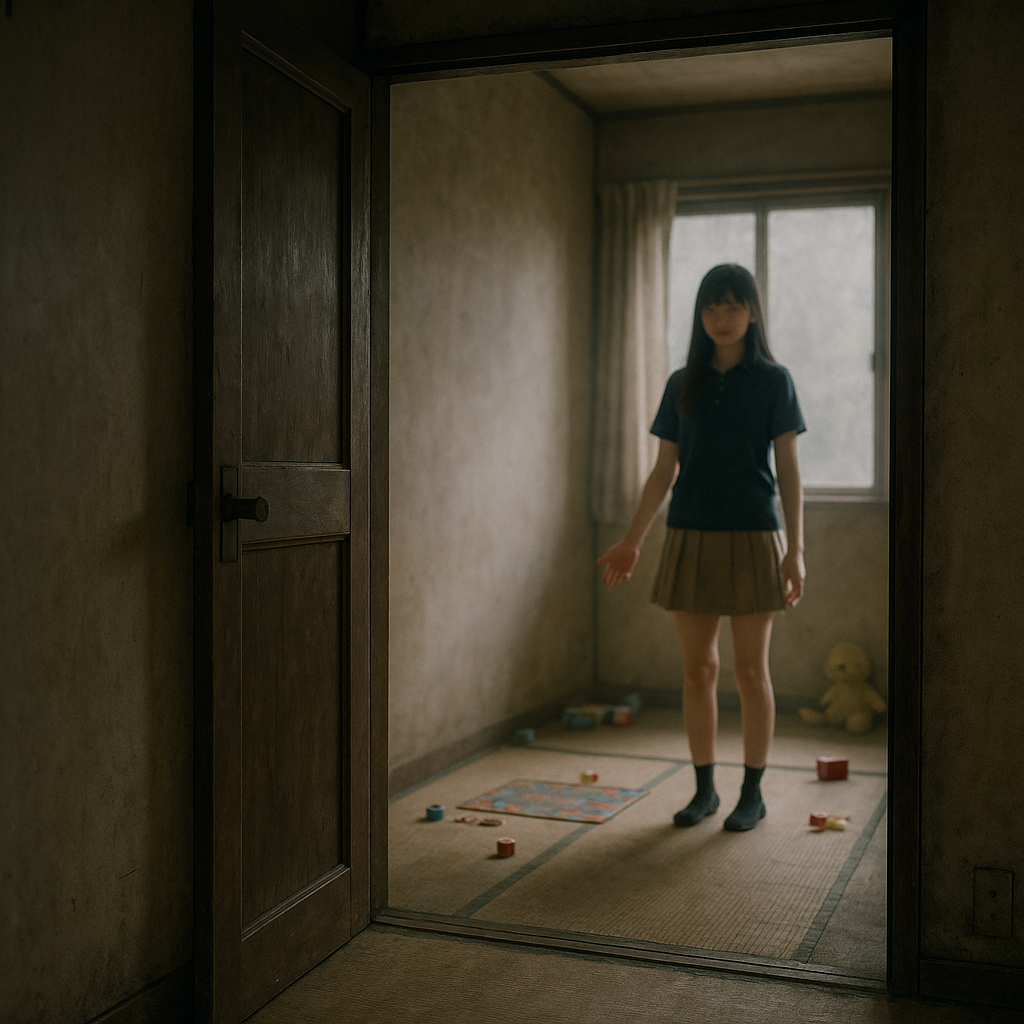 隣の部屋（上）　中2の少女から遊びの誘い