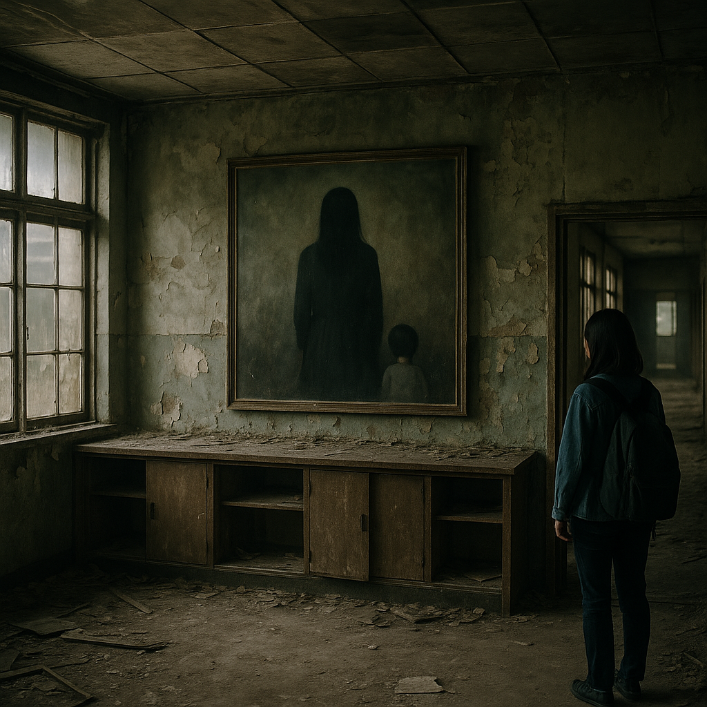 廃屋の絵のイメージ