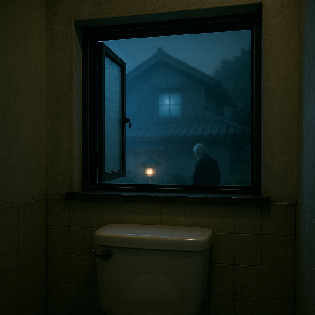 トイレの窓からのイメージ