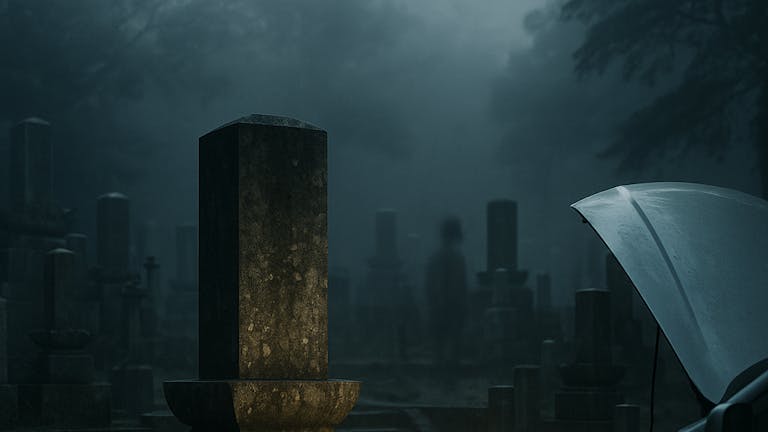 墓には近づかないで…