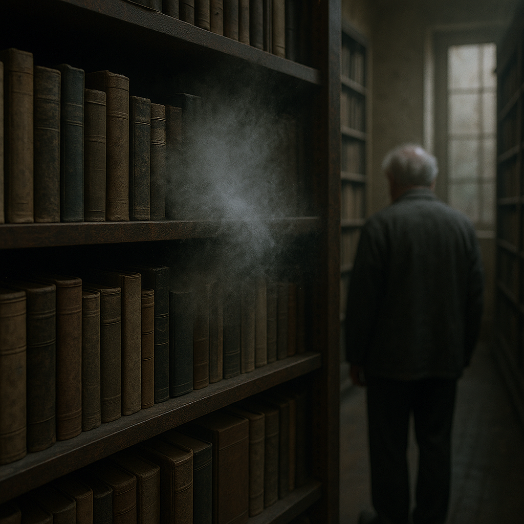 三段目の書架のイメージ