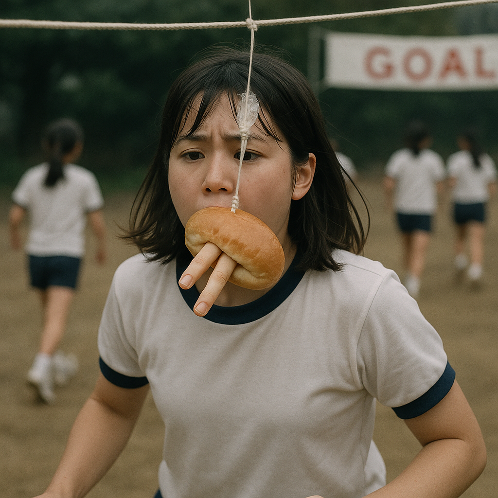 パン食い競争のイメージ