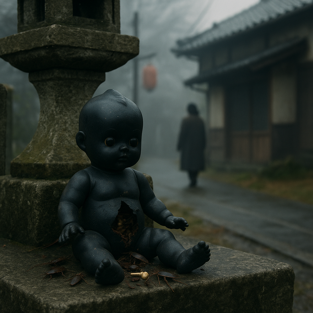 黒いキューピー人形のイメージ