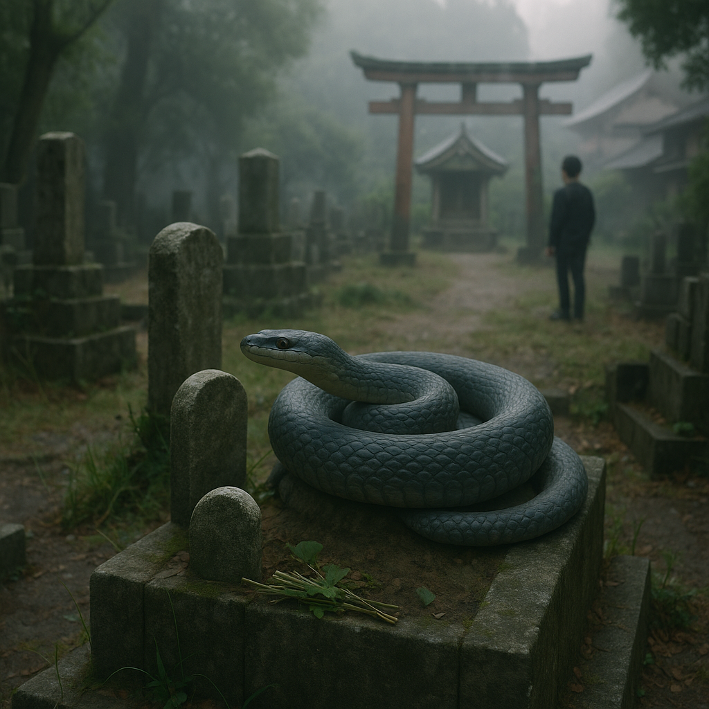蛇さんの祟りのイメージ