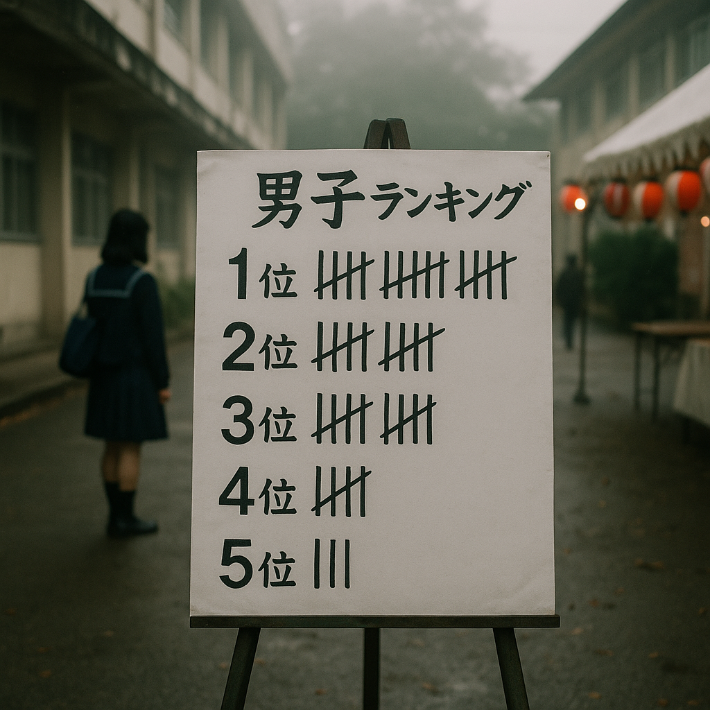 男子のランキングのイメージ