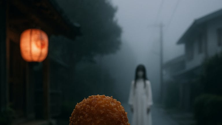 コロッケと真っ白い女の子