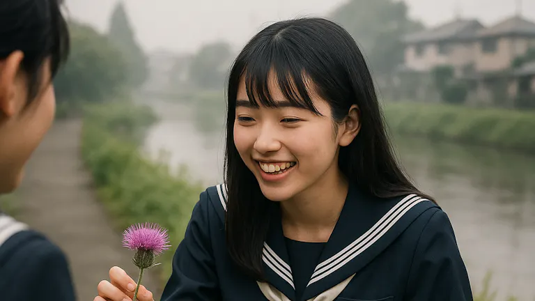 バイトの少女④(上品な制服姿のあざみ)