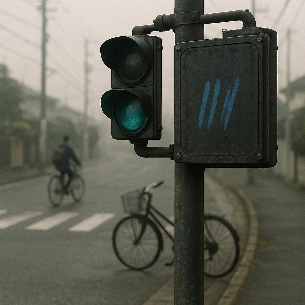 信号機の怖い話のイメージ