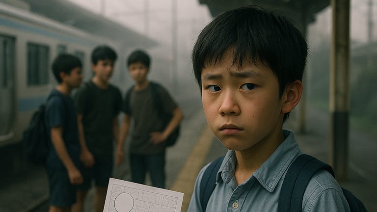 スタンプラリー怪奇談(知らない男の子たちに絡まれ)