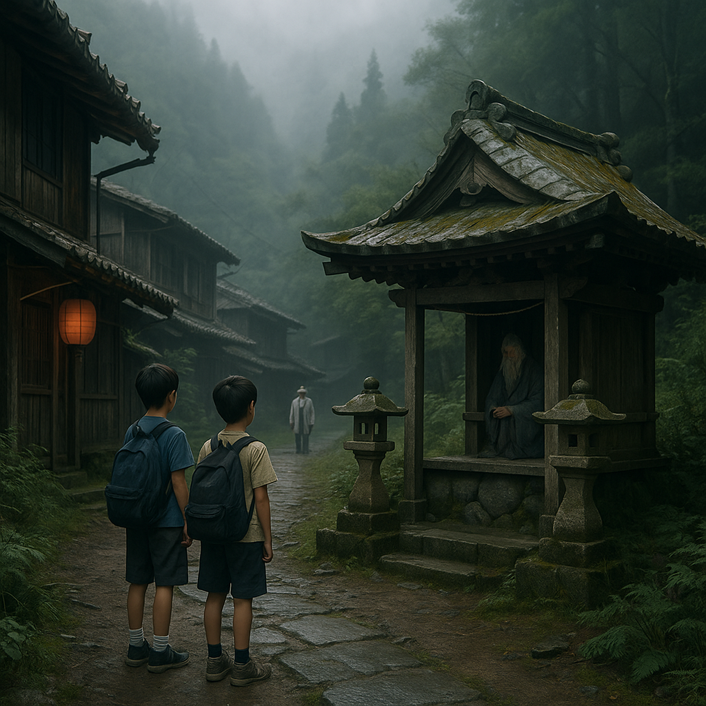 山奥の不思議な村のイメージ