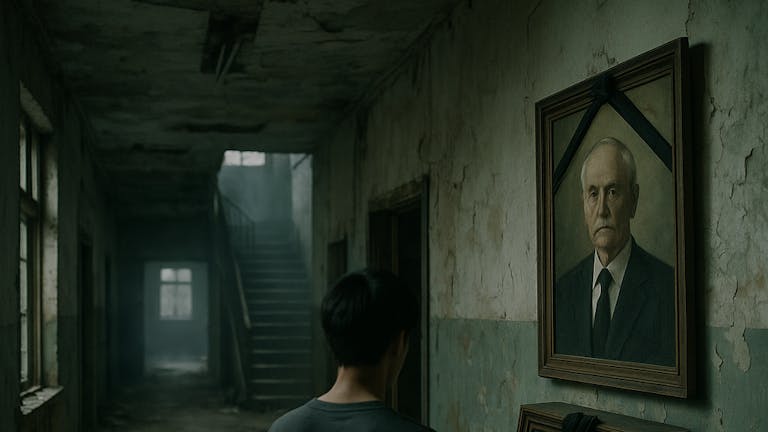 とある廃病院にて。