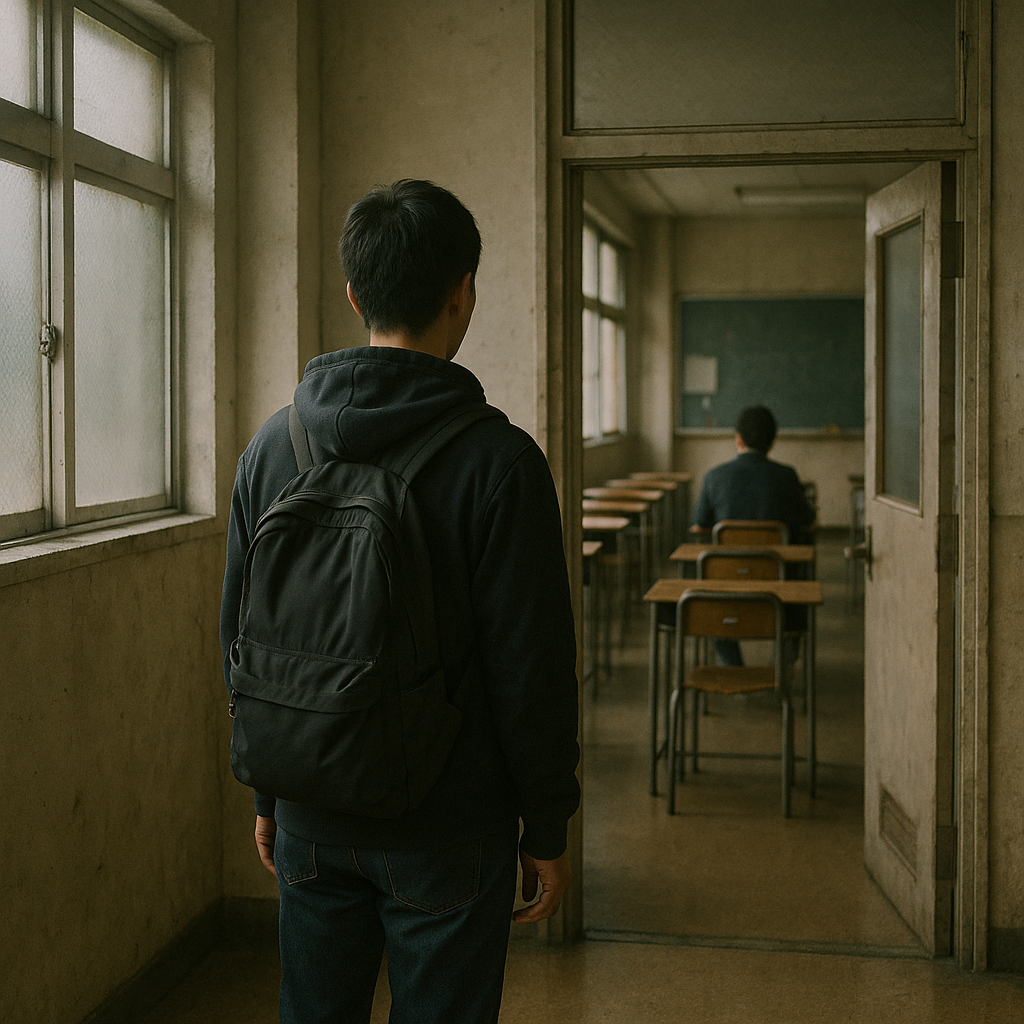 同じ校舎で①（定時制で高校生活を取り戻した）のイメージ